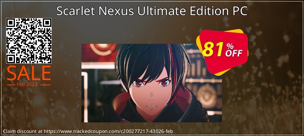 Scarlet Nexus Ultimate Edition PC coupon on World Chocolate Day discount
