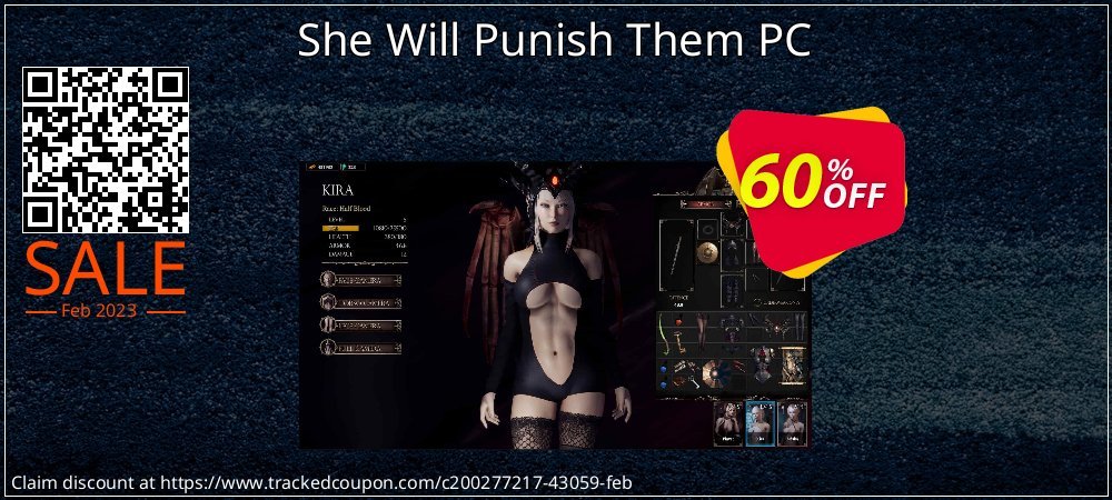 She Will Punish Them PC coupon on Tattoo Day sales