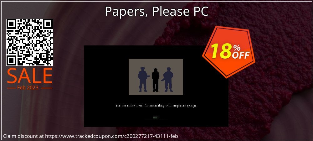 Papers, Please PC coupon on Tattoo Day discounts