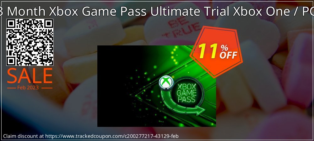 3 Month Xbox Game Pass Ultimate Trial Xbox One / PC coupon on American Independence Day discounts