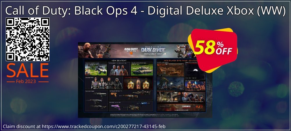 Call of Duty: Black Ops 4 - Digital Deluxe Xbox - WW  coupon on World UFO Day offering sales