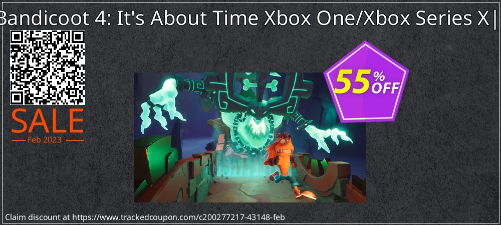 Crash Bandicoot 4: It's About Time Xbox One/Xbox Series X|S - WW  coupon on World Population Day promotions