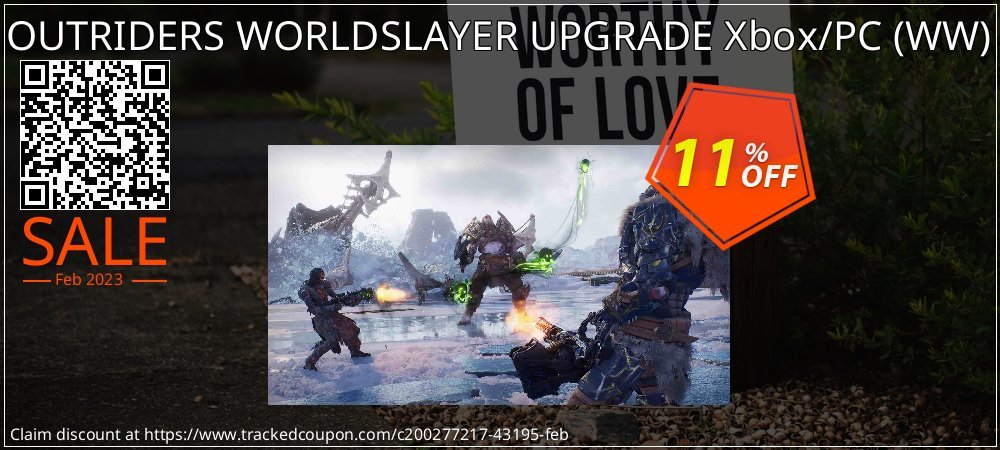 OUTRIDERS WORLDSLAYER UPGRADE Xbox/PC - WW  coupon on World Chocolate Day deals