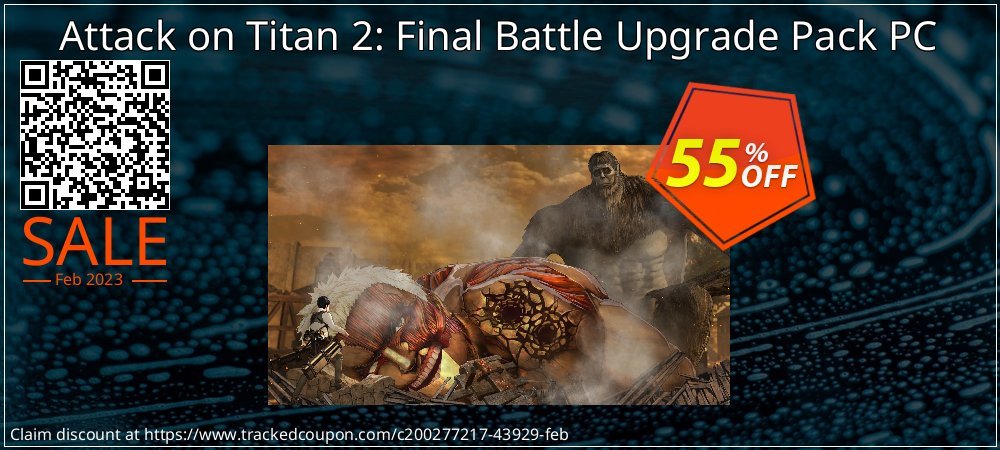 Attack on Titan 2: Final Battle Upgrade Pack PC coupon on Nude Day super sale