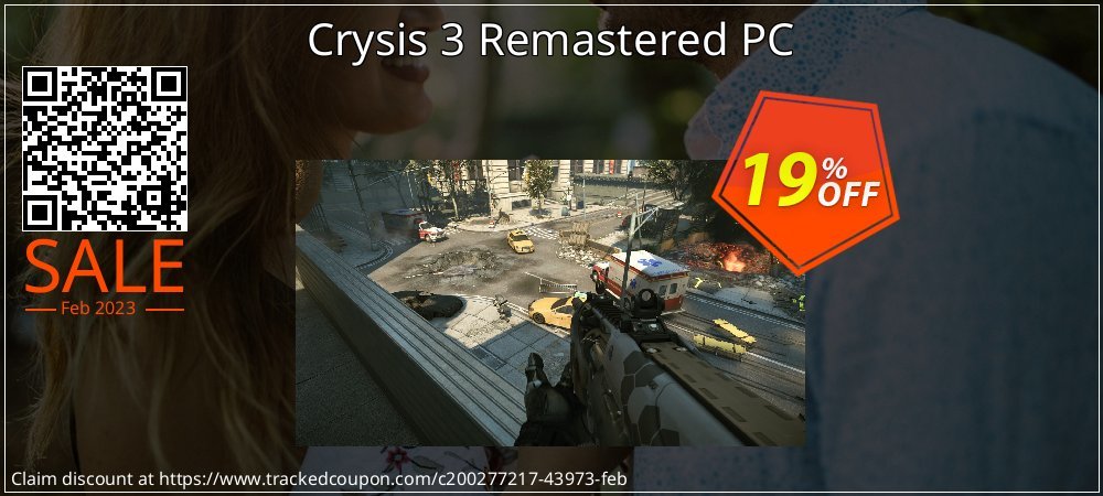 Crysis 3 Remastered PC coupon on National Bikini Day offering sales