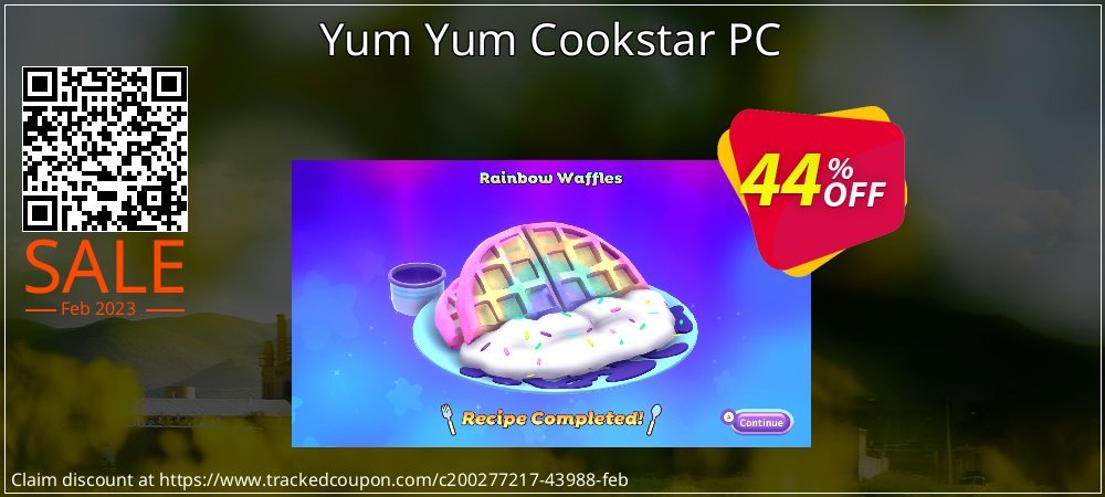 Yum Yum Cookstar PC coupon on World Chocolate Day offer