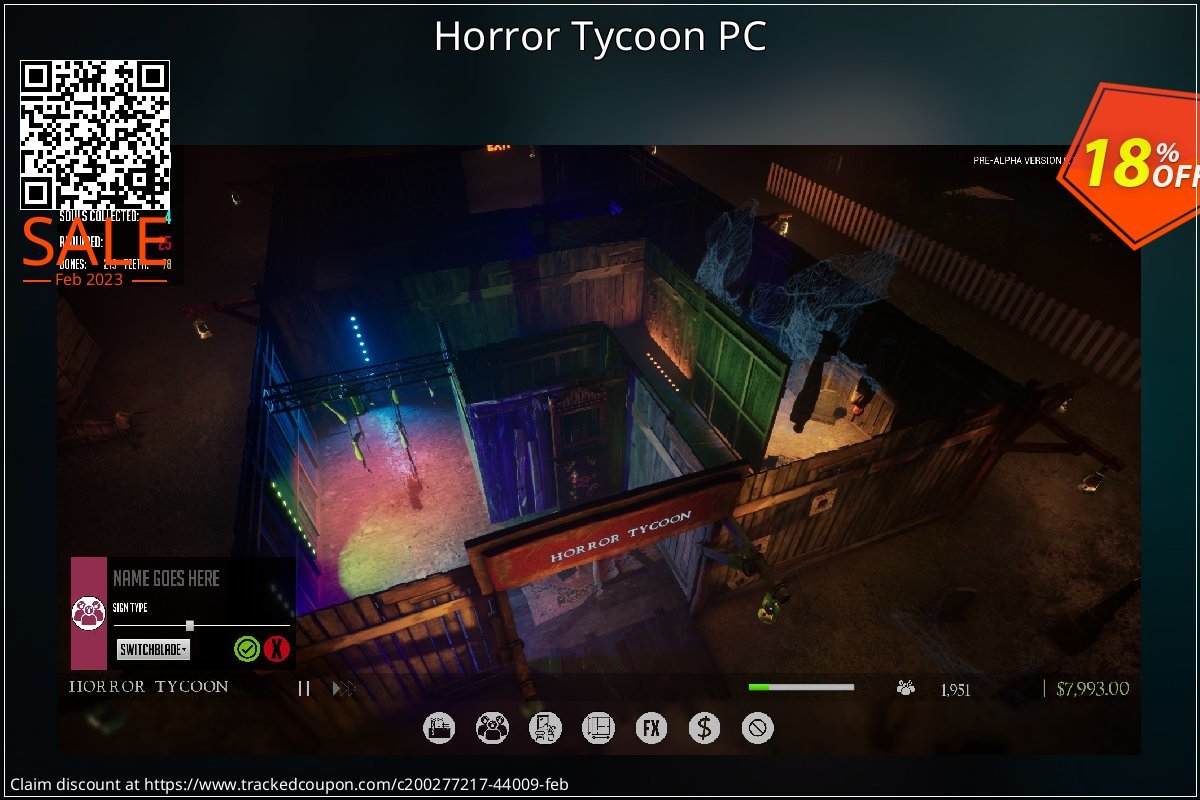 Horror Tycoon PC coupon on Emoji Day offering sales