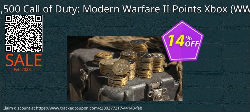 9,500 Call of Duty: Modern Warfare II Points Xbox - WW  coupon on Parents' Day deals