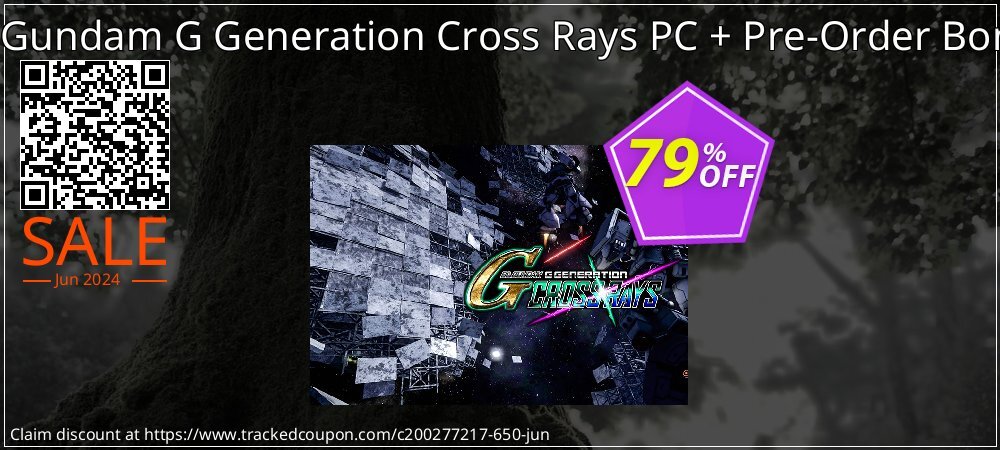 SD Gundam G Generation Cross Rays PC + Pre-Order Bonus coupon on Nude Day promotions