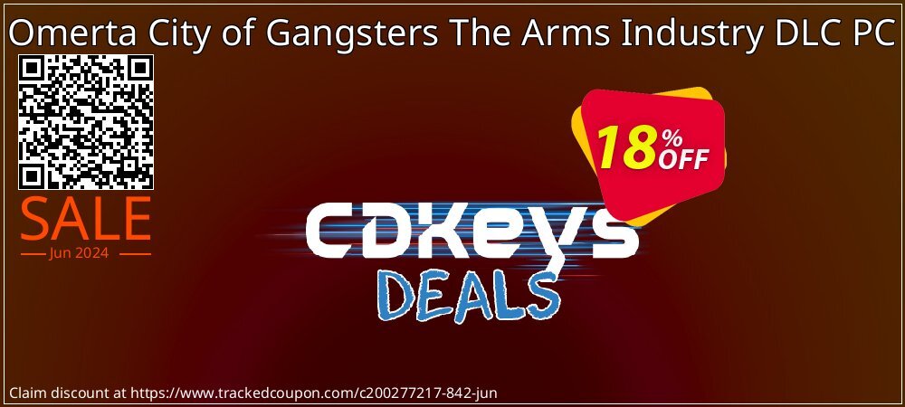 Omerta City of Gangsters The Arms Industry DLC PC coupon on Egg Day deals