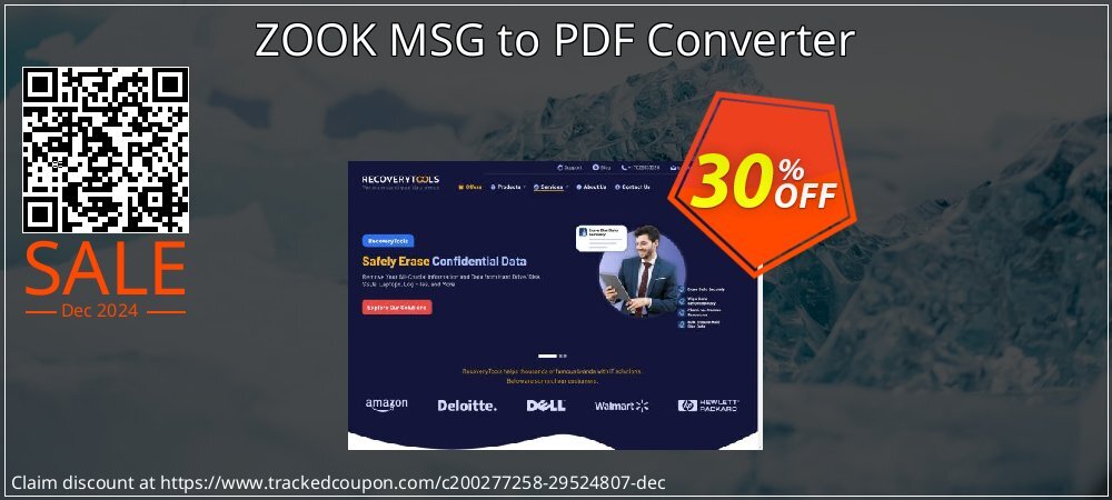 ZOOK MSG to PDF Converter coupon on Christmas Eve promotions