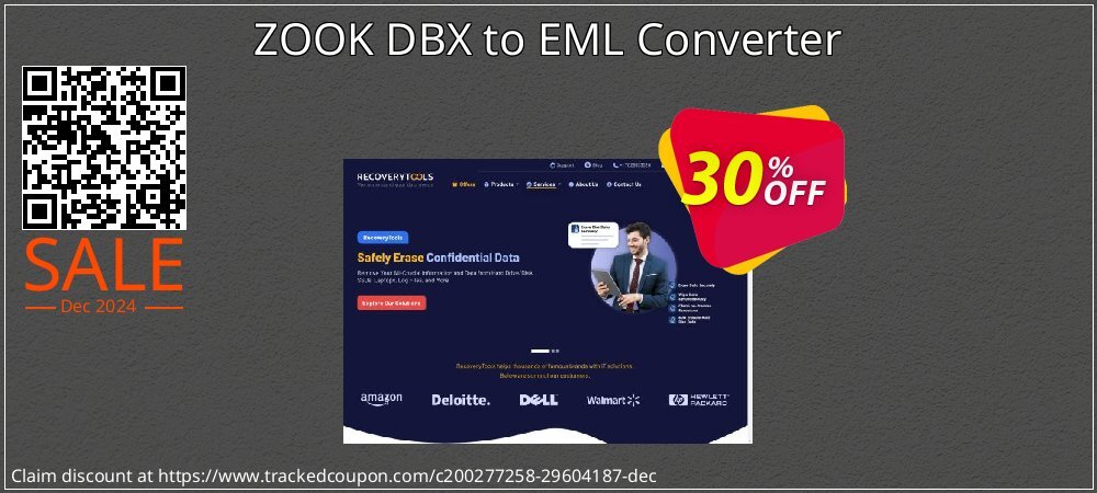 ZOOK DBX to EML Converter coupon on Christmas & New Year promotions