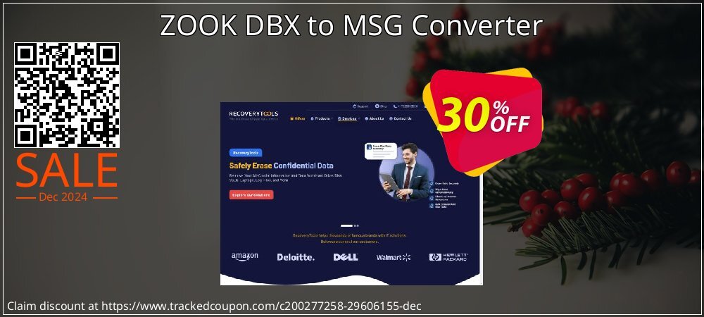 ZOOK DBX to MSG Converter coupon on Christmas Card Day offering sales