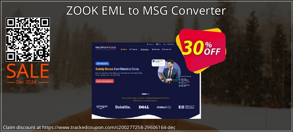 ZOOK EML to MSG Converter coupon on Boxing Day offering sales