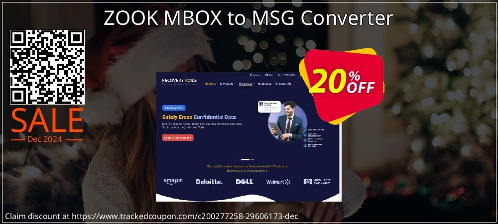 ZOOK MBOX to MSG Converter coupon on New Year's eve offering sales