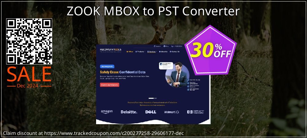 ZOOK MBOX to PST Converter coupon on Christmas Card Day sales