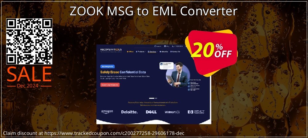 ZOOK MSG to EML Converter coupon on Christmas & New Year deals