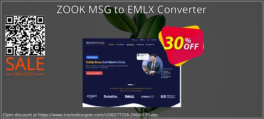 ZOOK MSG to EMLX Converter coupon on New Year's Day offer