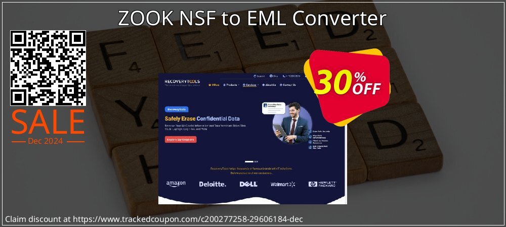 ZOOK NSF to EML Converter coupon on New Year's eve discounts