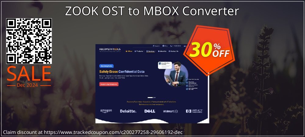 ZOOK OST to MBOX Converter coupon on Xmas Day super sale