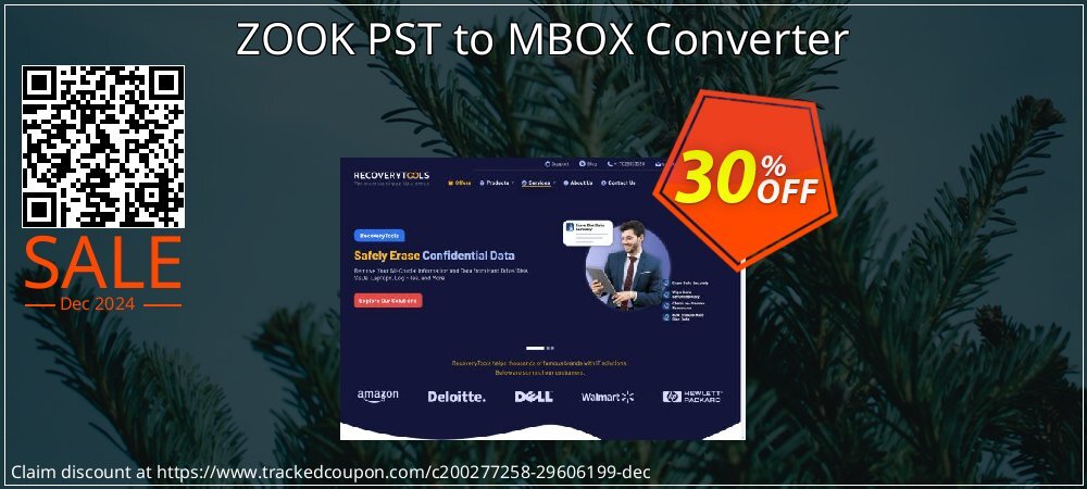 ZOOK PST to MBOX Converter coupon on Christmas Card Day offering discount