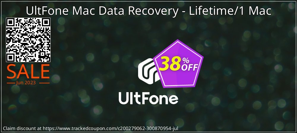 UltFone Mac Data Recovery - Lifetime/1 Mac coupon on National French Fry Day super sale