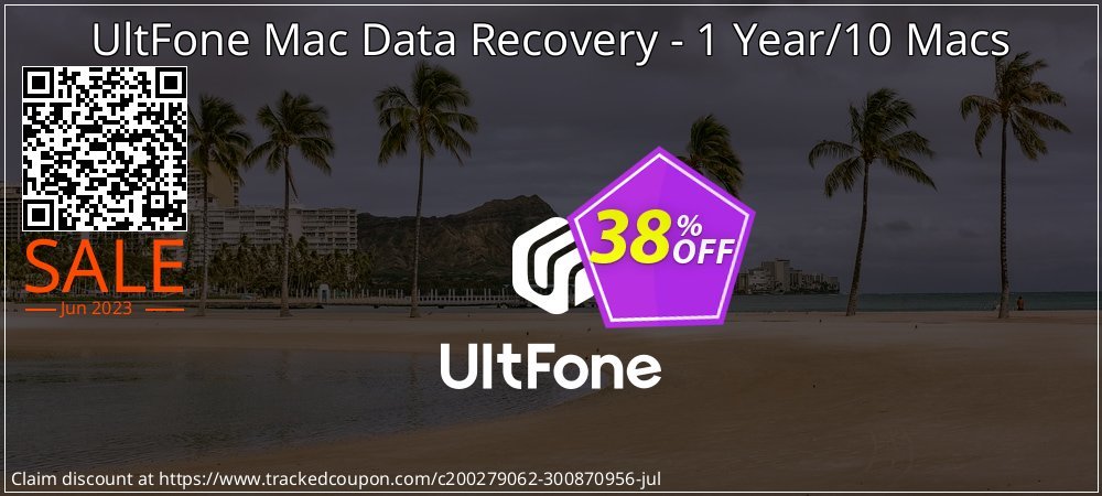 UltFone Mac Data Recovery - 1 Year/10 Macs coupon on Egg Day discounts