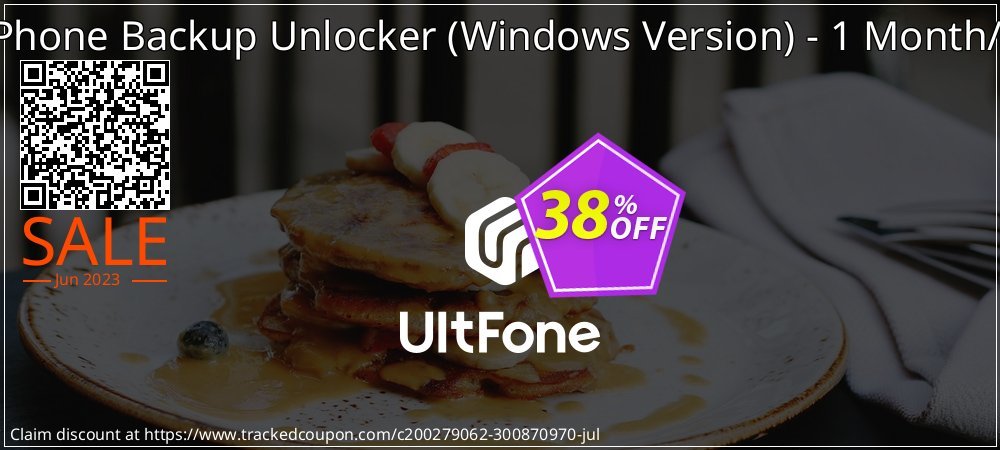 UltFone iPhone Backup Unlocker - Windows Version - 1 Month/5 Devices coupon on World Bicycle Day discount