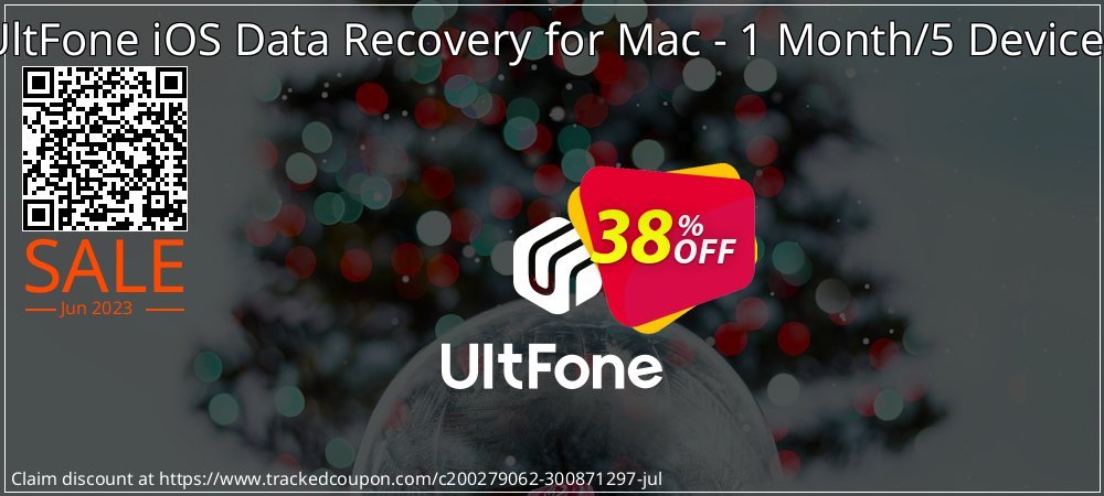 UltFone iOS Data Recovery for Mac - 1 Month/5 Devices coupon on American Chess Day sales