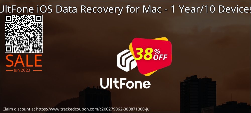 UltFone iOS Data Recovery for Mac - 1 Year/10 Devices coupon on Parents' Day deals