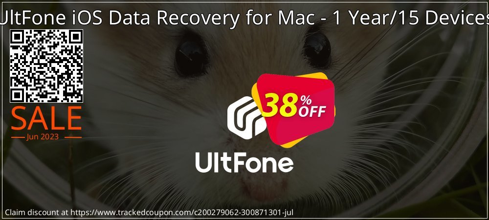 UltFone iOS Data Recovery for Mac - 1 Year/15 Devices coupon on Summer offer