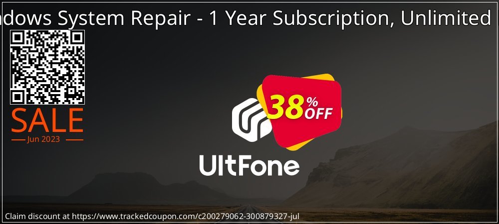 UltFone Windows System Repair - 1 Year Subscription, Unlimited PCs coupon on World Milk Day promotions