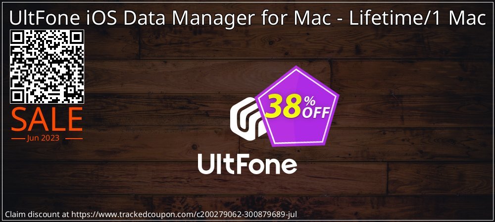 UltFone iOS Data Manager for Mac - Lifetime/1 Mac coupon on World Chocolate Day offer
