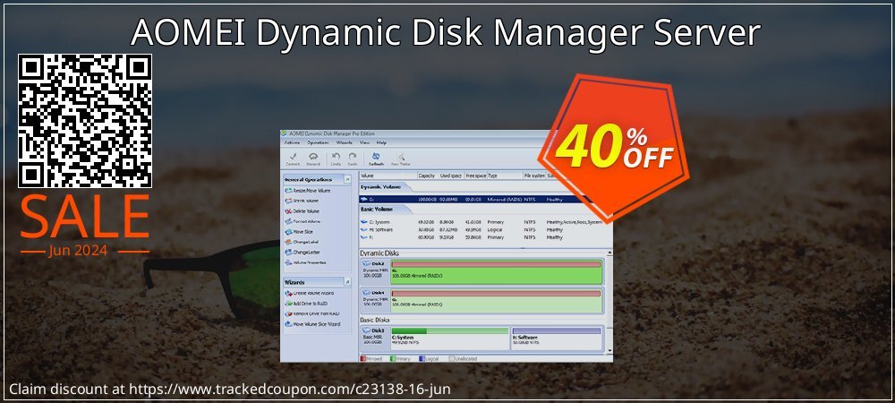 AOMEI Dynamic Disk Manager Server coupon on World Bicycle Day deals