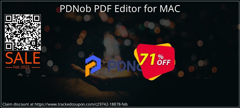 PDNob PDF Editor for MAC coupon on Chinese New Year offer