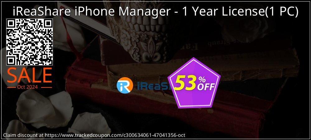 iReaShare iPhone Manager coupon on National Pumpkin Day discounts