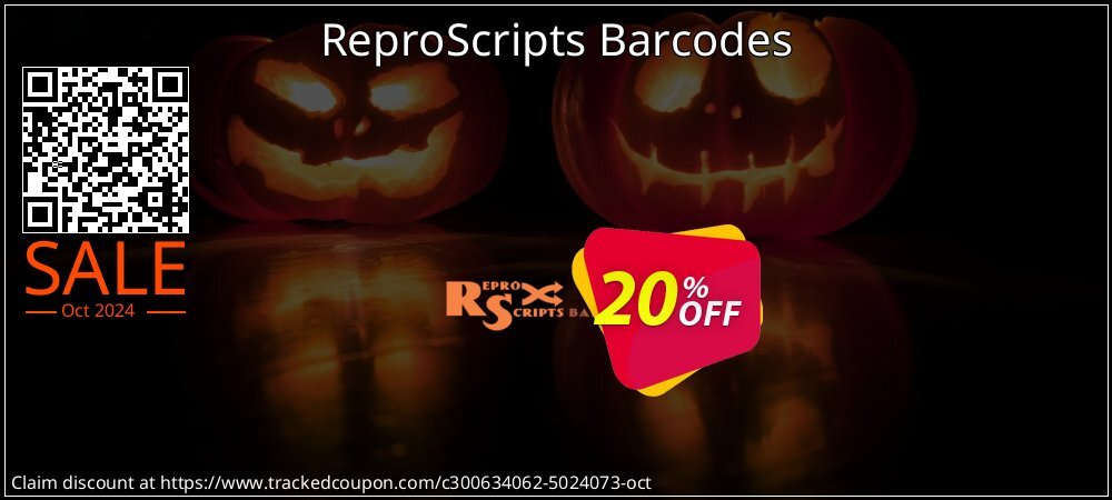 ReproScripts Barcodes coupon on World Teachers' Day promotions