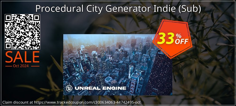 Procedural City Generator Indie - Sub  coupon on Navy Day sales