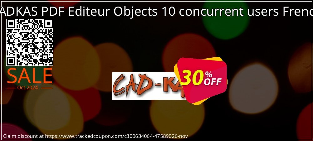 CADKAS PDF Editeur Objects 10 concurrent users French coupon on Chinese National Day discount