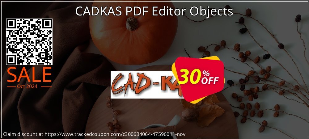 CADKAS PDF Editor Objects coupon on Chinese National Day offering discount