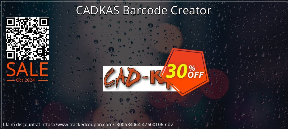 CADKAS Barcode Creator coupon on National Noodle Day offering discount