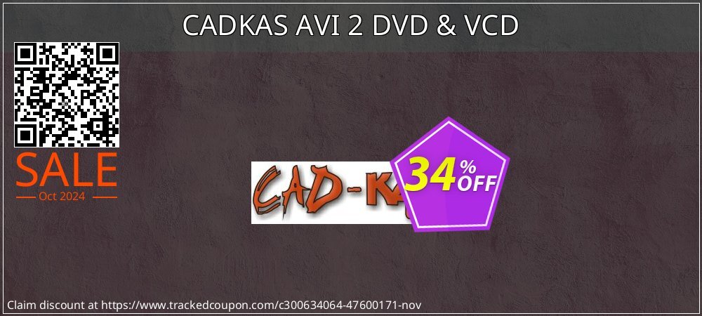 CADKAS AVI 2 DVD & VCD coupon on National Savings Day super sale