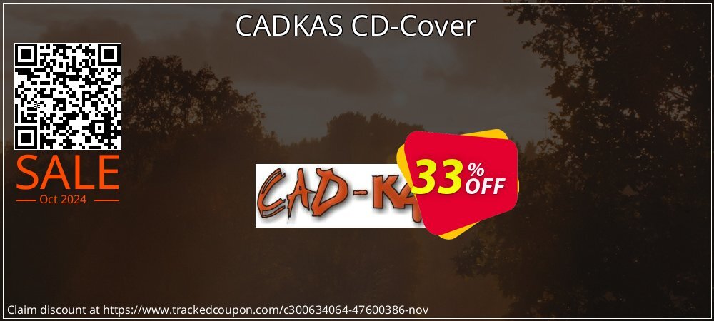 CADKAS CD-Cover coupon on All Hallows' evening offering sales