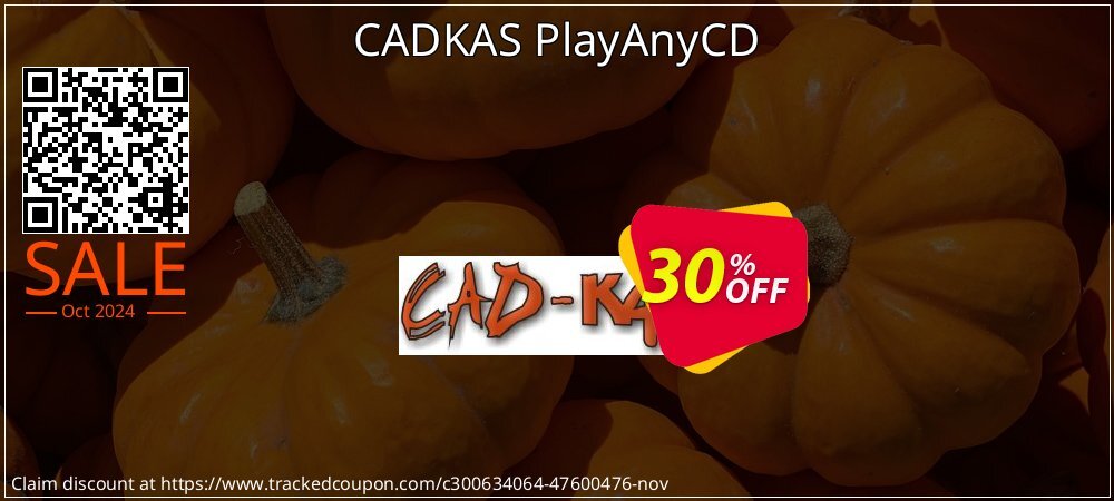 CADKAS PlayAnyCD coupon on Halloween offering sales