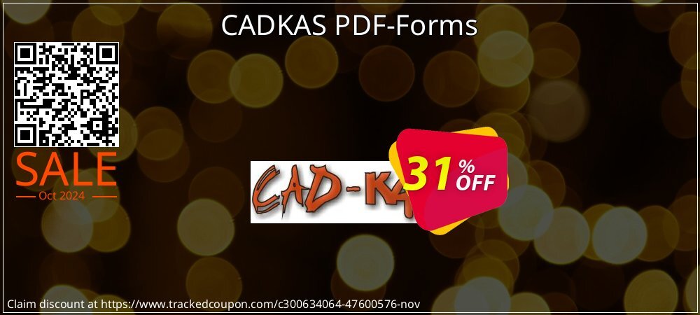 CADKAS PDF-Forms coupon on Chinese National Day super sale