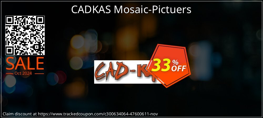 CADKAS Mosaic-Pictuers coupon on National Savings Day offering sales