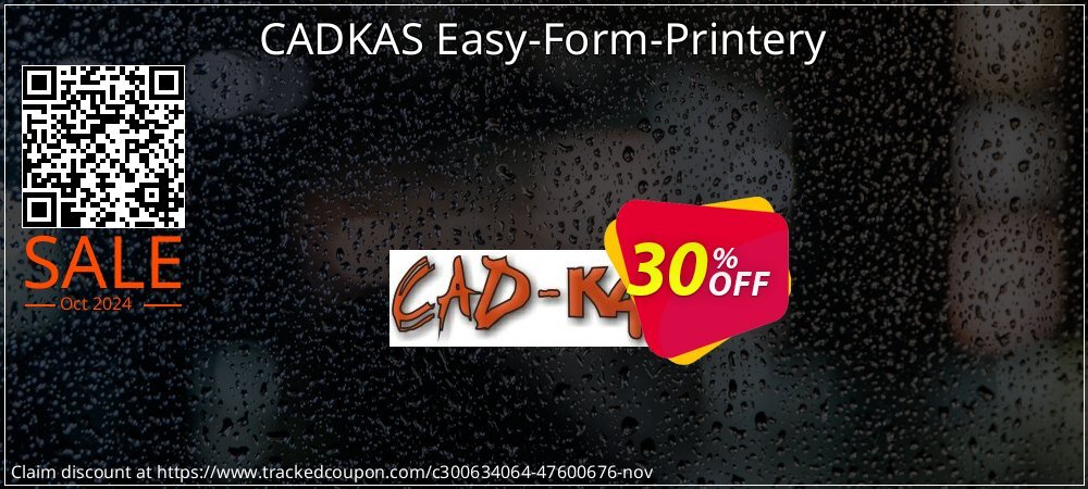 CADKAS Easy-Form-Printery coupon on World Teachers' Day discounts