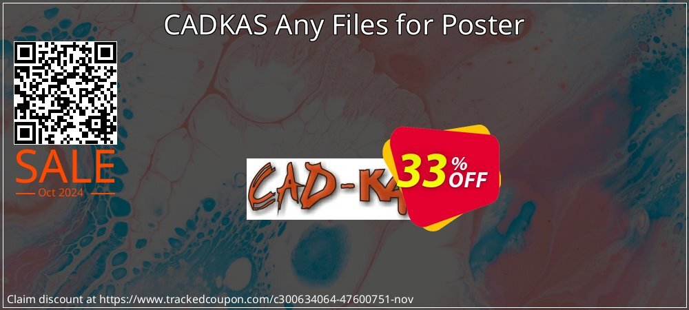 CADKAS Any Files for Poster coupon on Halloween deals