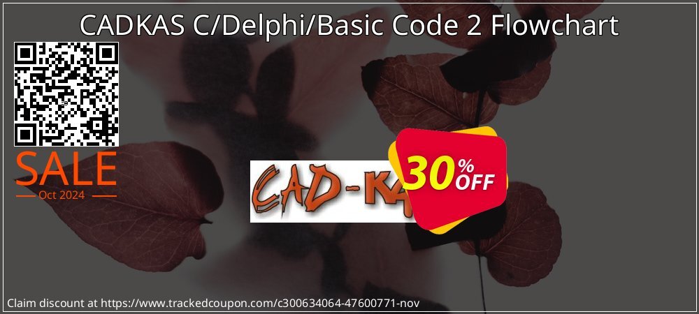 CADKAS C/Delphi/Basic Code 2 Flowchart coupon on All Hallows' evening discount