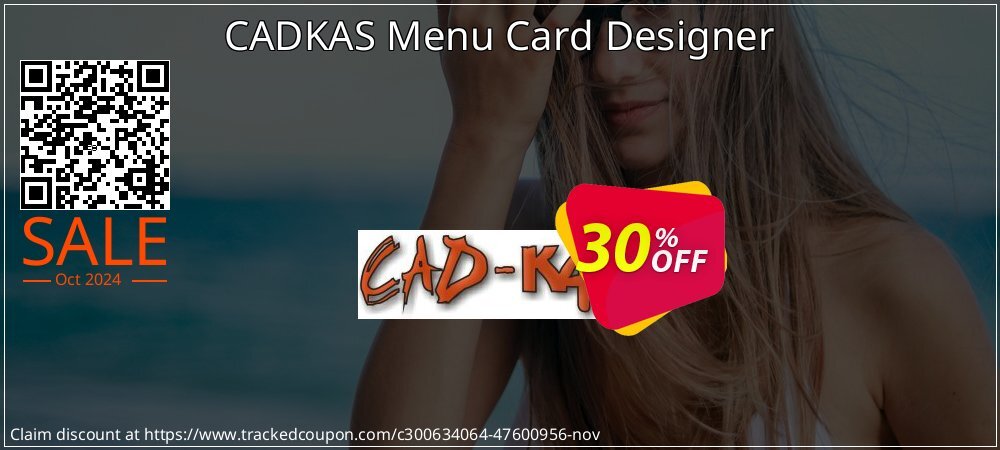 CADKAS Menu Card Designer coupon on National Pumpkin Day promotions